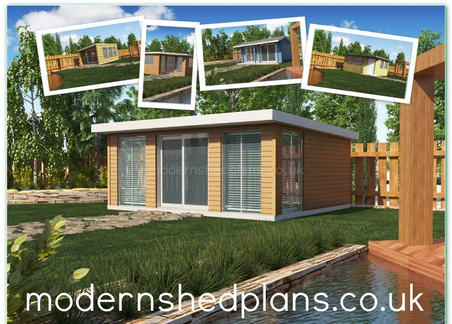 Picturediy download modern contemporary shed plans